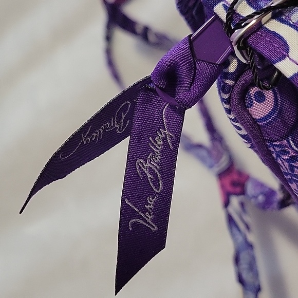 Vera Bradley Lilac Tapestry Little Crossbody - Picture 6 of 8